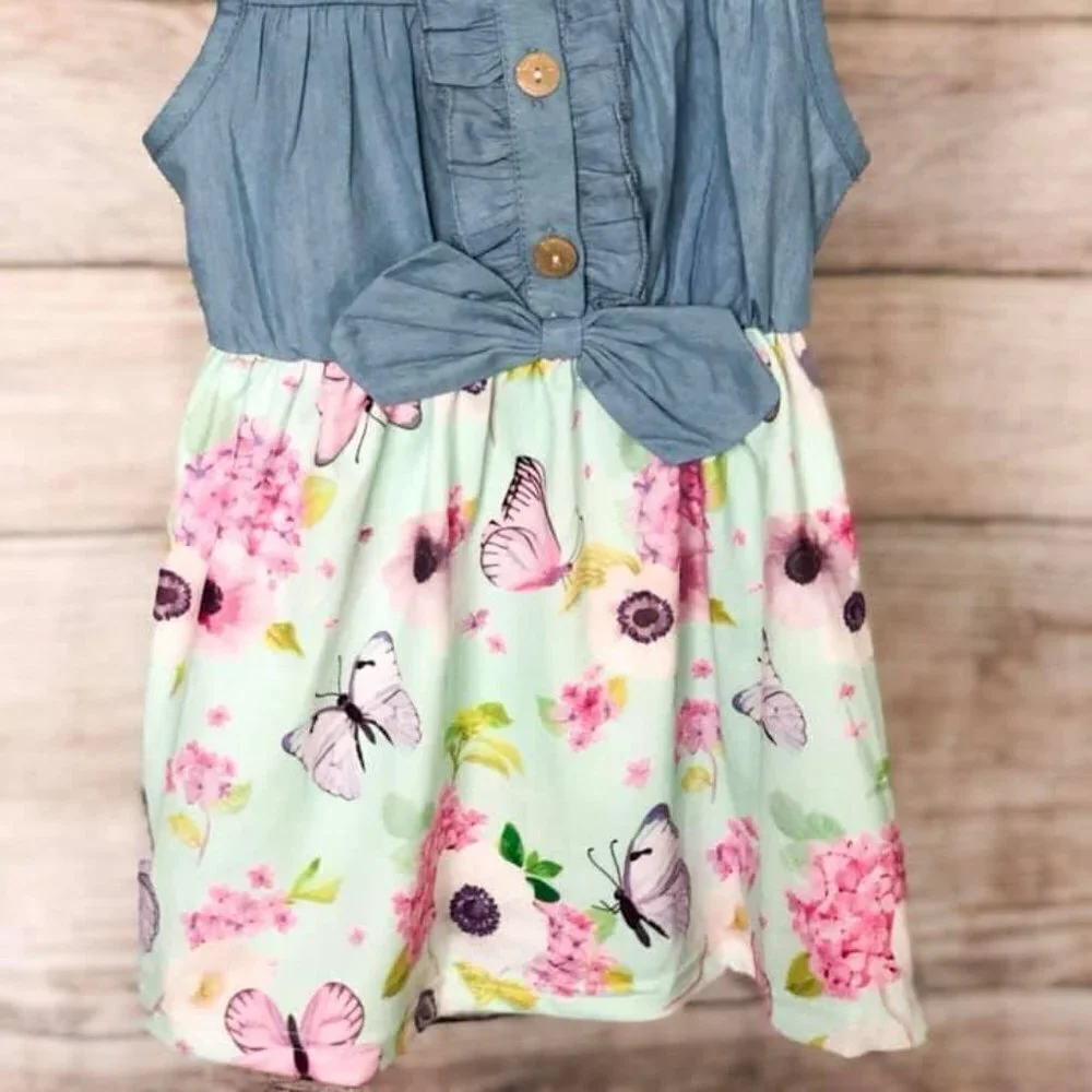 SECRET GARDEN DRESS LITTLE GIRL XS